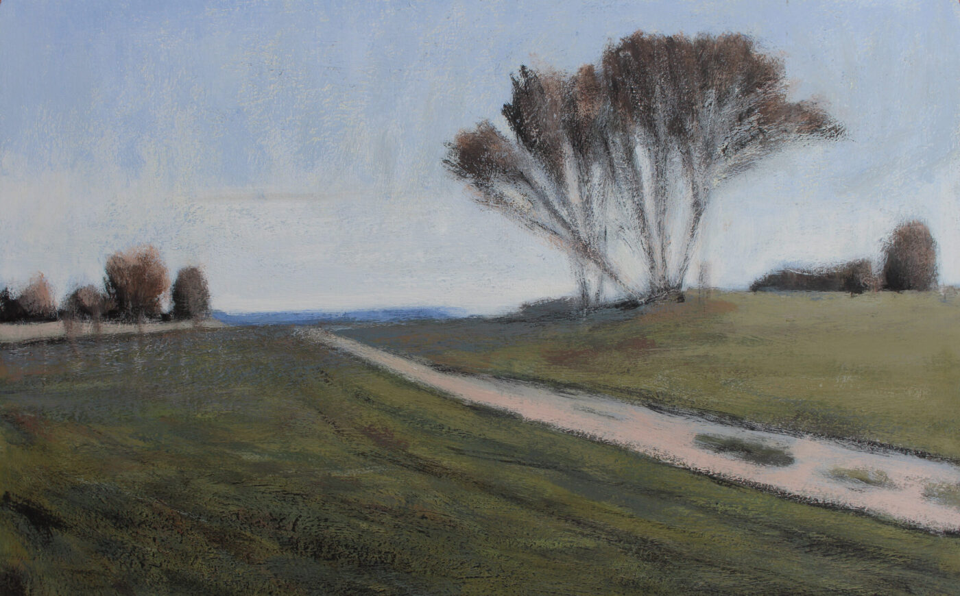 first spring scetch in plein air